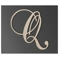 thumbnail image 6 of Wooden Letter Q, Wooden Wall Hanging, Large Wooden Letters, Cursive Wood Letter, 6 of 9