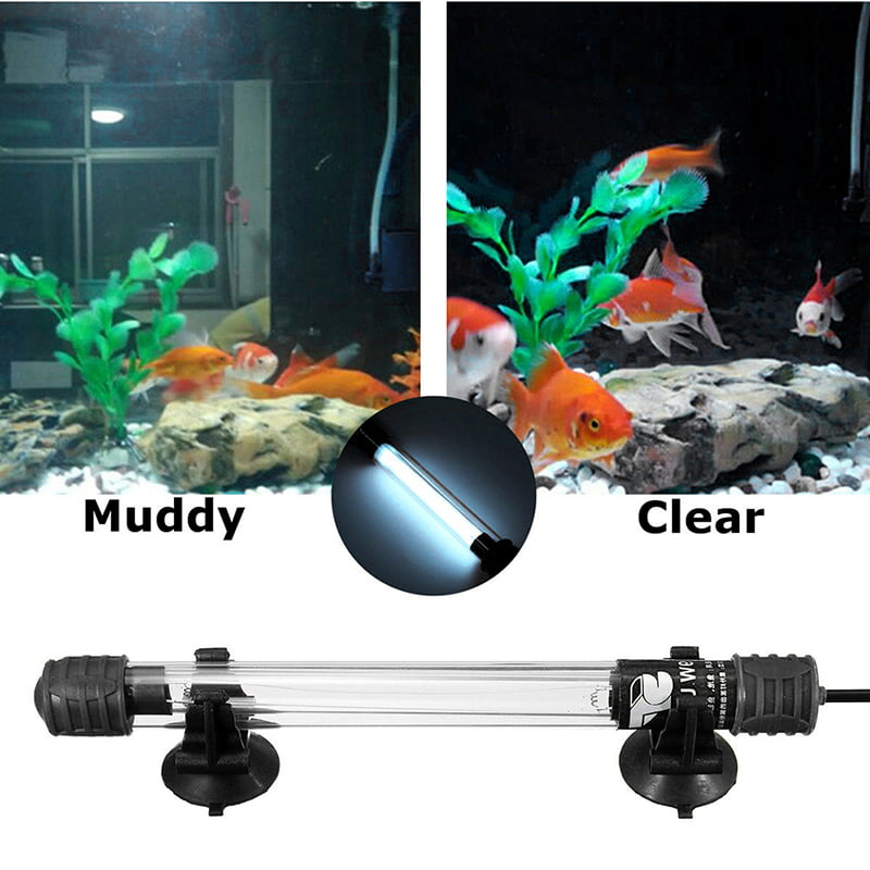 7W 9W Submersible Aquarium Pond Fish Tank Light UV Sterilizer Water Clean Lamp 