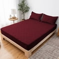 thumbnail image 2 of Four sizes, multiple colors, waterproof mattress protector - soft and breathable large bed waterproof mattress cover, noise free, washable cooling mattress pad - equipped with stretchable 18 inch dee, 2 of 9