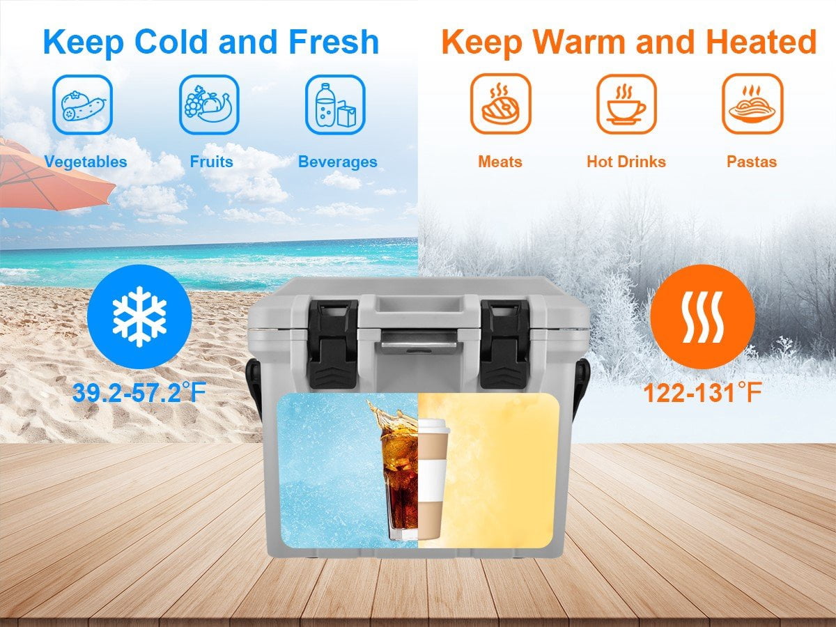 Monoprice 15L Emperor Portable Refrigerator Thermocooler with Car Plug Adapter