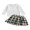 Black, variant on Michellecmm Toddler Girl 2 Piece Outfit Long Sleeve Shirt and Plaid Pleated Skirt
