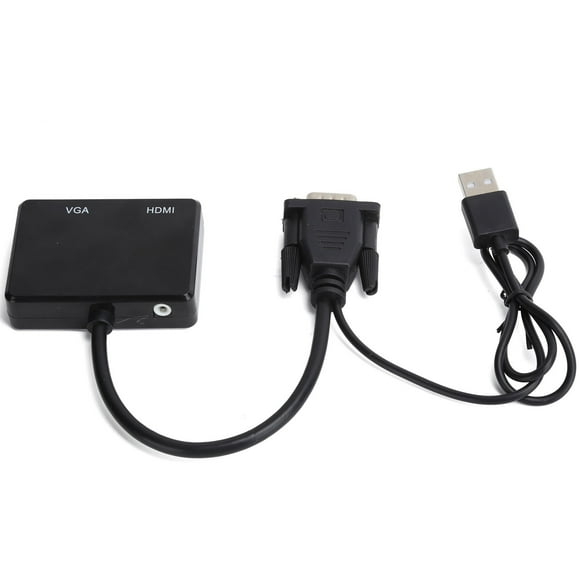 VGA to VGA High Definition Multimedia Interface Splitter Converter, VGA Y Splitter Cable VGA Y Cable Dual Monitor Adapter Cable Support Dual Display Adapter
