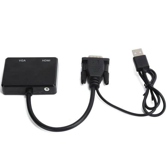 VGA to VGA High Definition Multimedia Interface Splitter Converter, VGA Y Splitter Cable VGA Y Cable Dual Monitor Adapter Cable Support Dual Display Adapter