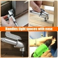 thumbnail image 3 of 105 Degree Right Angle Drill Adapter, 2025 New Right Angle Drill Adapter Driver Extension Bit Power Screwdriver Socket Adapter, Corner Tool Screw Hub with Multi-function Bend Screwdriver Bit 1/4 Inch, 3 of 6