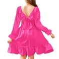 thumbnail image 1 of Vestido de fiesta rosa intenso Arshiner para niñas, talla 13, 1 of 6