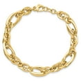 thumbnail image 4 of Auriga Fine Jewelry 14K Yellow Gold Fancy Link Bracelet 7inch for Women, 4 of 6