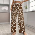 thumbnail image 2 of Giraffe Pattern Pajama Pants Comfortable Elastic Waist Pajamas Fashion Sleepwear Bottoms Plus Size Homewear, 2 of 6