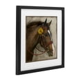 thumbnail image 2 of Stupell Industries Cottage Barnyard Horse with Daisy Black Framed Print Under Glass, 16 x 16, by Suzanne Nicoll, 2 of 8