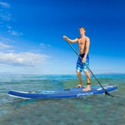 Goplus 10' Inflatable SUP Board, Portable Paddle Board with 5D rings Stand Up Paddle Board for Youth & Adult Navy