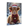 thumbnail image 2 of 500 Piece Highland Cow In Santa Hat Jigsaw Puzzle For Adults Festive Farm Animal Puzzles Challenging & Fun Brain Teaser Holiday Home Decor Unique Gift Idea, 2 of 7