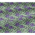 thumbnail image 5 of oneOone Viscose Chiffon Fabric Leaves & Floral Block Print Fabric BTY 42 Inch Wide, 5 of 5