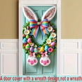 thumbnail image 4 of RKSTN Easter Door Cover Holiday Party Layout Outdoor Photo Decoration Door Frame Rabbit Vertical Banner Curtain, 4 of 6