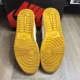 thumbnail image 4 of Size 14 - A i r-Jor-dan 1 Retro OG High Best Hand in the Game - Yellow Ochre, 4 of 5