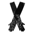 thumbnail image 3 of Women's Long Opera Gloves, Ladies Satin Elbow Length Solid Color 1921s Gloves Mittens For Bridal Evening Historical Performance, Prom, Themed Parties, 3 of 6