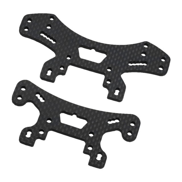 Amortiguador delantero y trasero de fibra de carbono para coche RC 1/10, portátil, duradero, repuestos premium, accesorios de repuesto para PTG-2R