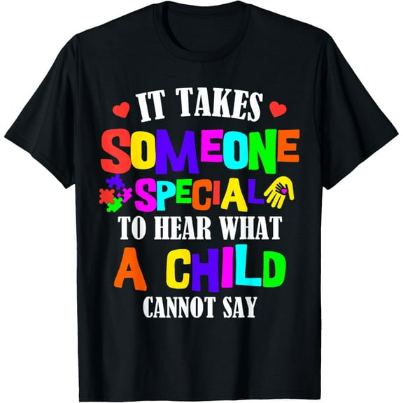 Sped Teacher Special Education Educator Autism Students T-Shirt men and women can wear, black, white, gifts.