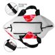 thumbnail image 4 of Balery Heart Bolsa Tote Estilo Estético con Cremalleras, Bolsa de Hombro, Bolsa de Compras Grande y Plegable, 4 of 8