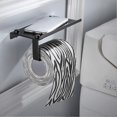 thumbnail image 3 of Toilet Paper Holder, Toilet Paper Holder, Toilet Paper Holder for Hotel for Home(Space Aluminum Mobile Phone Holder), 3 of 5