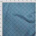 thumbnail image 4 of oneOone Polyester Spandex Medium Blue Fabric Asian Japanese Motif Sewing Craft Projects Fabric Prints By Yard 56 Inch Wide, 4 of 4