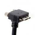 thumbnail image 4 of Chenyang CY 3.0M 90 Degree Up Angled Micro USB Screw Mount to 3.0 Data Cable for Industrial Camera, 4 of 7