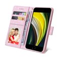 thumbnail image 4 of Compatible avec iPhone 8/7 Étui Rétro Fleur Dorée Portefeuille en Cuir PU Blocage RFID, 4 of 5