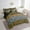 Yellow, variant on 7Pcs Cheetah Print Bedding Sets Queen, Watercolor Yellow Diamond Glitter Pattern Comforter Set, Leopard Print Comforter + Flat Sheet + Fitted Sheet + 2 Pillowcases + 2 Throw Pillow Covers