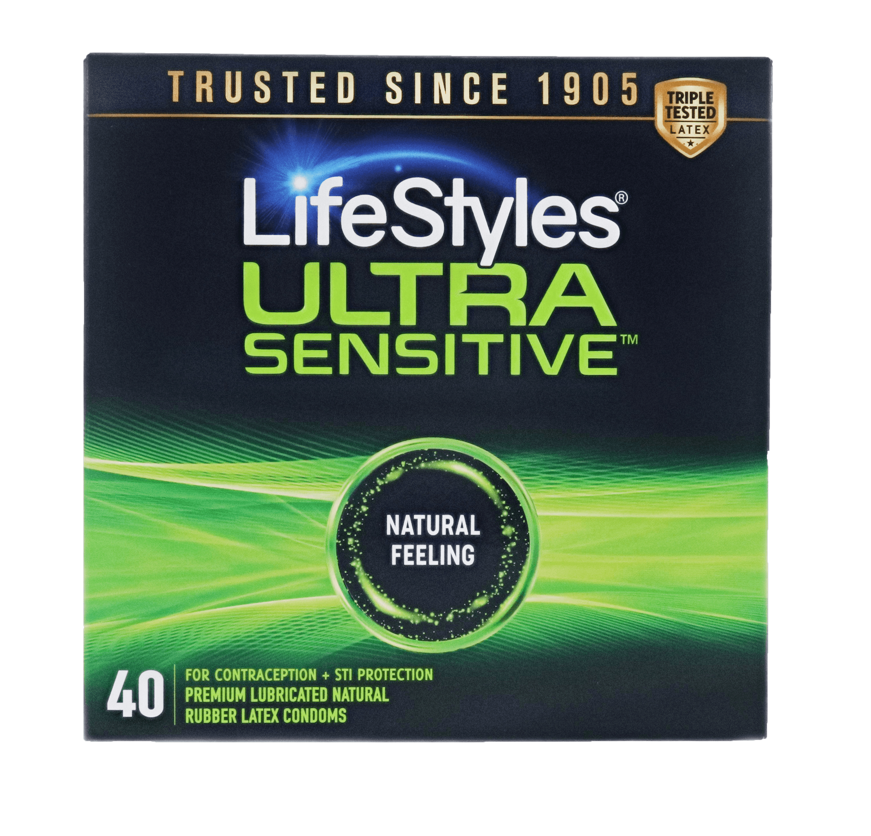 LifeStyles Ultra Sensitive Condoms 3 Boxes 100 Condoms 