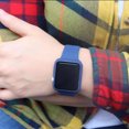 thumbnail image 2 of Correa para Apple Watch de 41mm de Silicón + Case Protector de pantalla con Cristal Templado. Mamá Pulpo  Silicón con case, 2 of 4