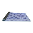 thumbnail image 2 of Ahgly Company Indoor Square Southwestern Blue Country Area Rugs, 5' Square, 2 of 4