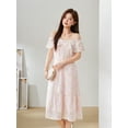 thumbnail image 5 of Doll neck shows thin floral dress, 5 of 7