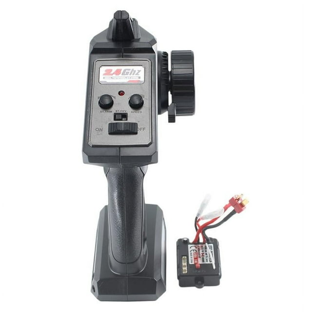 ESC RC cepillado,ESC cepillado de 30 A para coche RC con transmisor RC,Piezas de repuesto para controlador de velocidad eléctrico 1/6,Pieza de repuesto de motor cepillado para coche RC