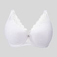thumbnail image 4 of enyan Womans Bra Comfortable Seamless Full Coverage Bra for Women Wireless Bras with Soft Support Regular Size White,L, 4 of 7