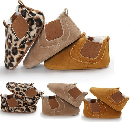 

Toddler Newborn Baby Boy Girl Leather Soft Sole Crib Shoes Sneakers Prewalker