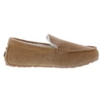 thumbnail image 4 of Clarks Venetian Cinnamon Suede Slippers Warm Cozy Plush Faux Fur Lined Slipper (Cinnamon, 13), 4 of 5