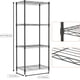 thumbnail image 2 of M MZG Estante de Almacenamiento de Metal de 4 Niveles, Unidad de Estantería para el Hogar, Cocina, Sala de Estar, Baño (Negro, 4 Niveles, 11.8" D X 17.7" W X 41.9" H), 2 of 6
