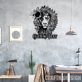thumbnail image 4 of Craftnamesign Custom Lion Metal Sign, Lion Head Metal Wall Art, Personalized Lion Name Sign, 4 of 5