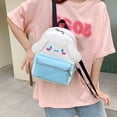thumbnail image 2 of Mochila escolar de estilo universitario japonés, morral de estudiante de dos dimensiones con Gato de dibujos animados, perro canela, Hello Kitty, pequeña, 2 of 5