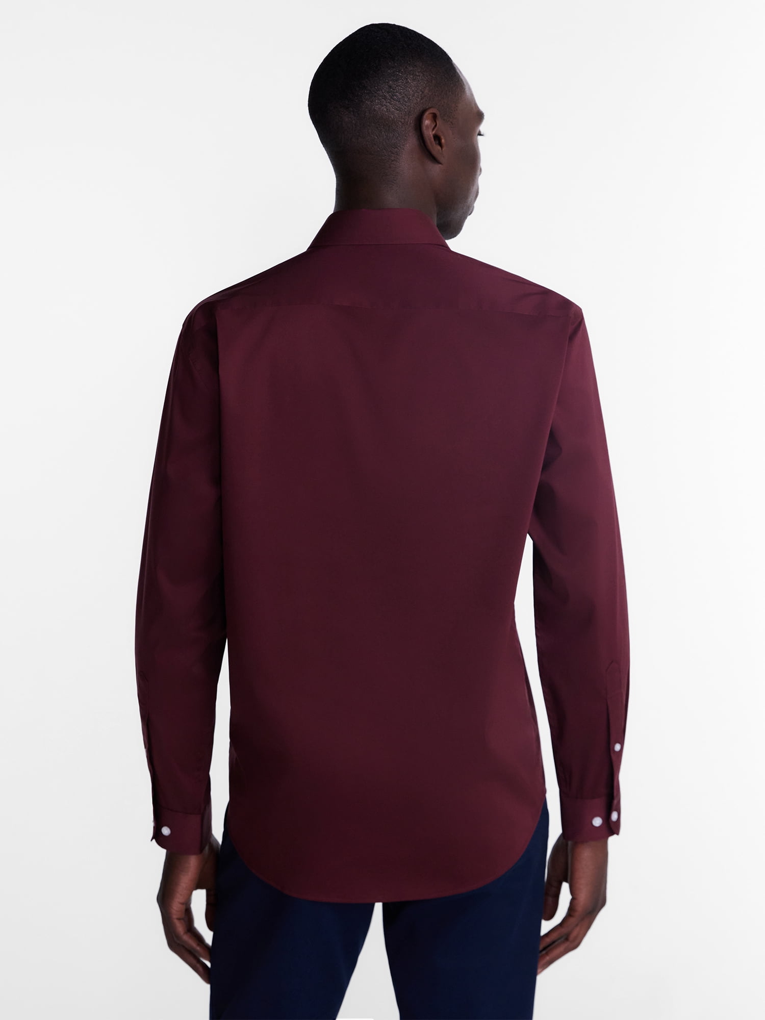 George Men's and Big Men's Classic Fit Dress Shirt with Long Sleeves, Sizes S-3XL
