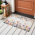 thumbnail image 4 of Entryway Rug 2'x3', Pink Spring Floral Small Rug for Kitchen Bathroom Door Mat Indoor Entrance, Elegant Flowers Farmhouse Botanical Wooden Non-Slip Area Rugs Floor Mats Carpet Front Door Rugs, 4 of 8