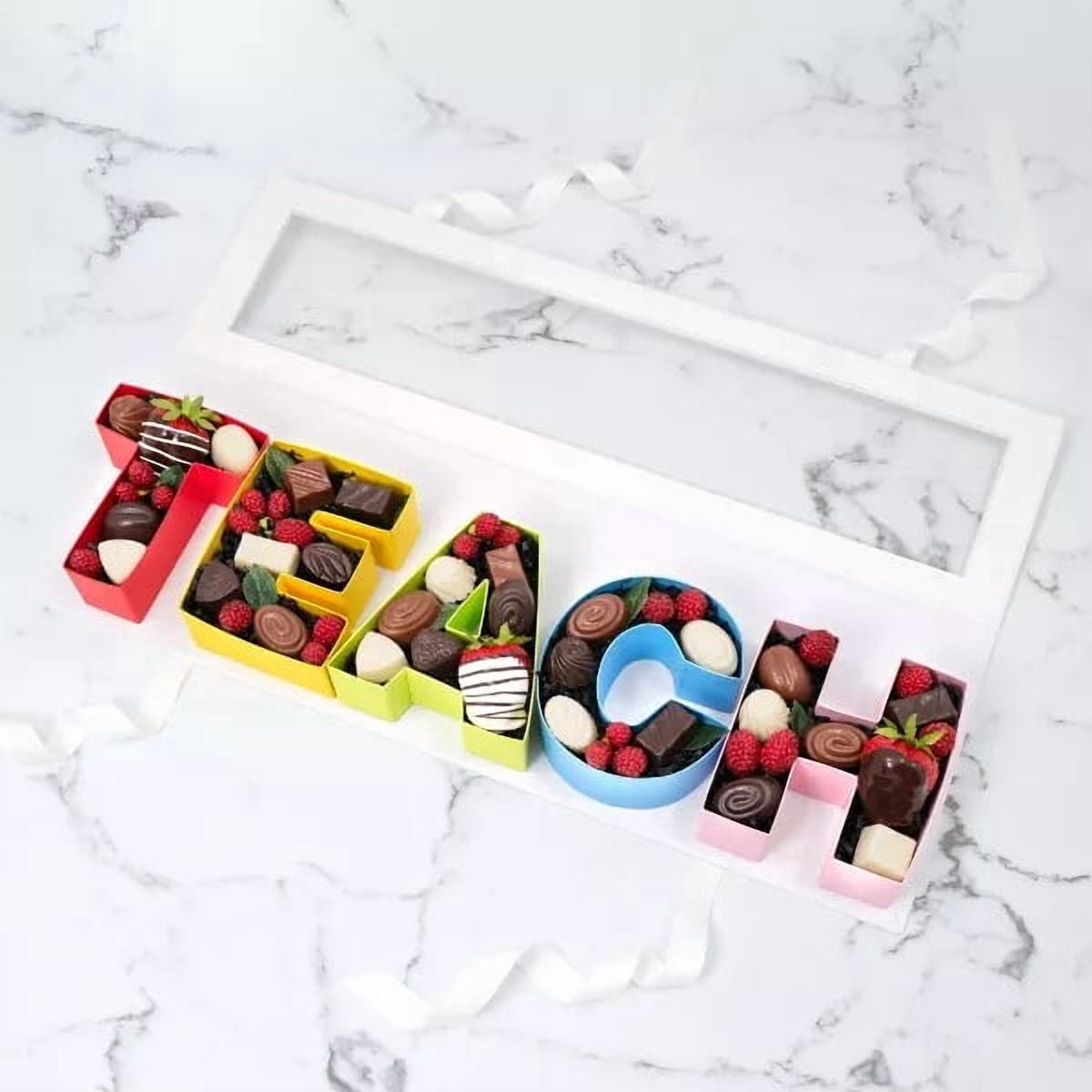 Cook With Color Fillable Word Food Storage Gift Box TEACH