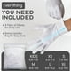 thumbnail image 3 of Guantes hidratantes HandsAllright de algodón blanco, 8 pares con bolsa, 3 of 9