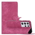 thumbnail image 2 of Allytechgroup Wallet Phone Case for Samsung Galaxy S21 Ultra with Credit Card Slot, PU Leather Slim Lightweight Flip Case with Lanyard Shockproof Protective Bumper for Women Girls, Rose, 2 of 10
