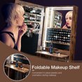 thumbnail image 4 of Gymax Jewelry Cabinet Armoire Full Length LED Mirror W/ Makeup Shelf & 6 Drawers, 4 of 10