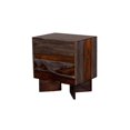 thumbnail image 4 of Porter Designs Cambria Solid Sheesham Wood Nightstand - Gray, 4 of 10