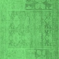 thumbnail image 1 of Ahgly Company Indoor Square Abstract Emerald Green Modern Area Rugs, 8' Square, 1 of 4