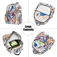 thumbnail image 5 of FORMRS Mini Backpack Purse for Women Travel Daypack Casual Shoulder Bag, Musical Pattern, 5 of 7
