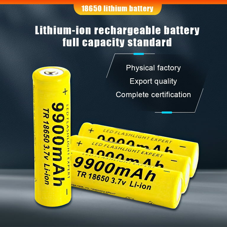 KEPEAK 3.7V 9900mAh Rechargeable Batteries(2 Pack) 