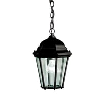 9805BK-Kichler Lighting-Townhouse - 1 light Outdoor Pendant - 13.5 inches tall by 9.25 inches wide-Black Finish
