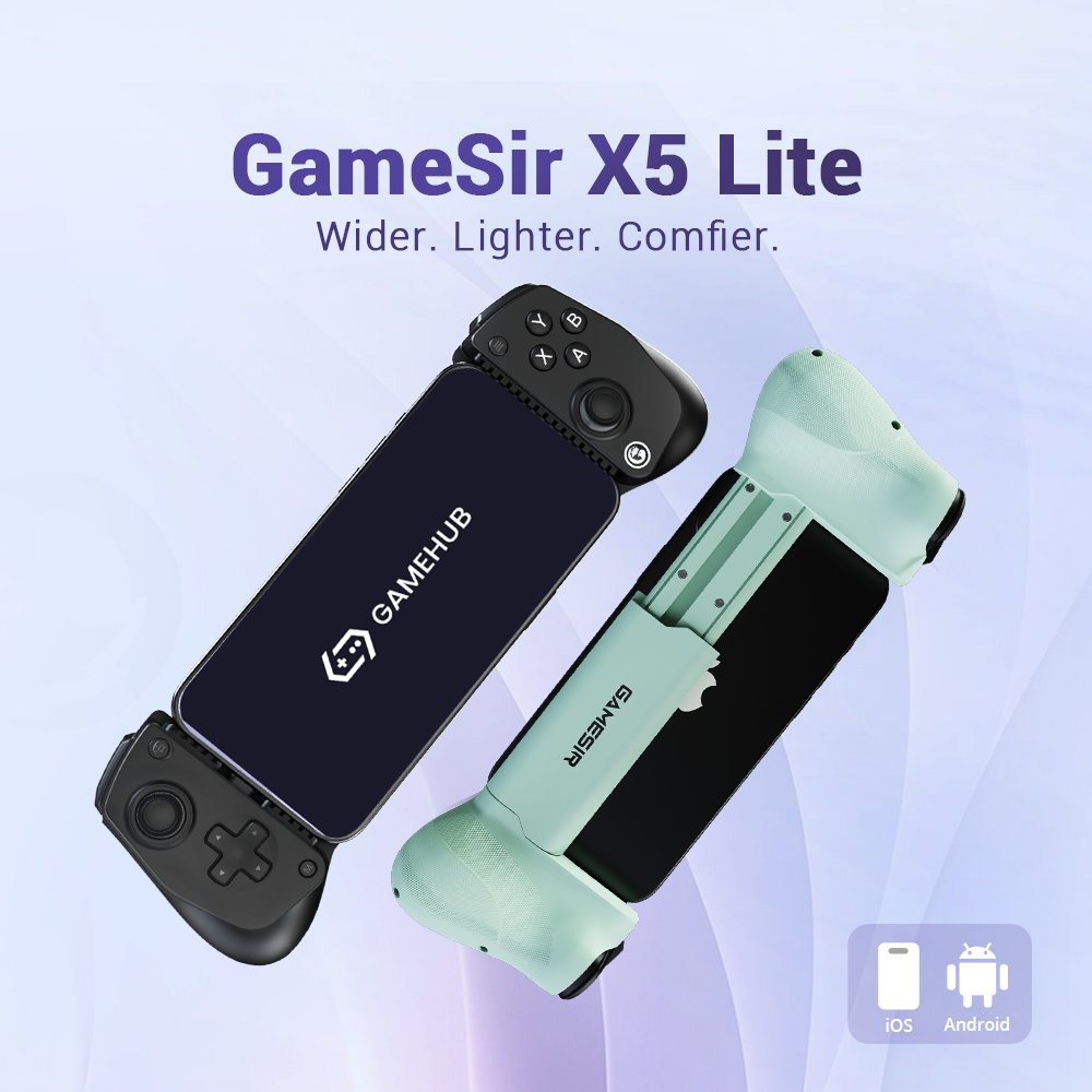 Control para Móvil GameSir X5 Lite con Sticks Hall Effect, Personalización Turbo y Carga Pasante, para iPhone 16/15, iPad mini y Android 3