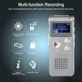 thumbnail image 5 of Digital Voice Recorder Voice Activated Recorder for Lectures, Meetings, Interviews 8GB Audio Recorder Mini Portable Tape Dictaphone with Playback, USB, MP3, 5 of 9
